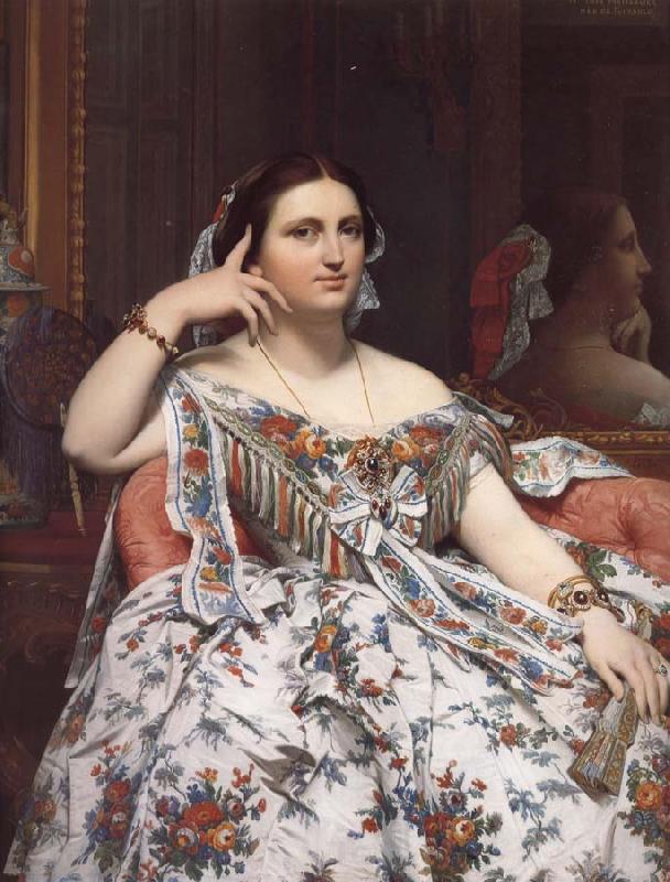 Jean-Auguste Dominique Ingres Madame Moitessier Germany oil painting art
